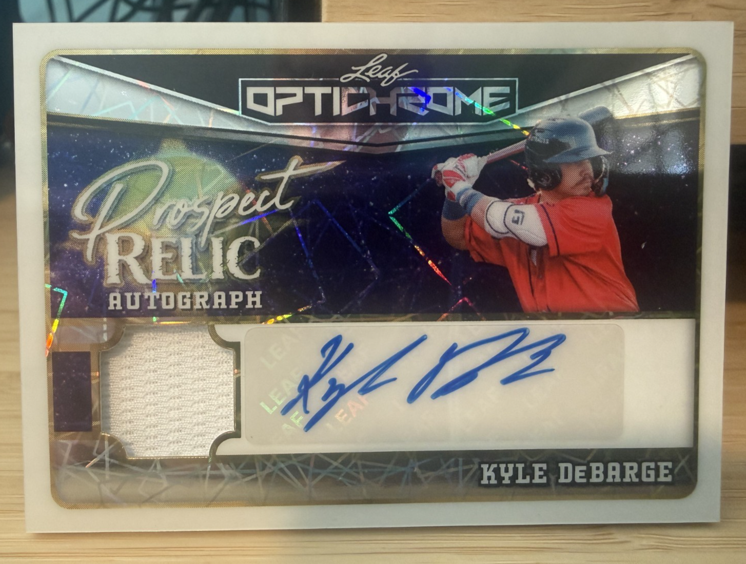 2025 Leaf Pros Relic Kyle DeBarge Minnesota Twins Card #PR-KDB Auto/Jerey 4/10