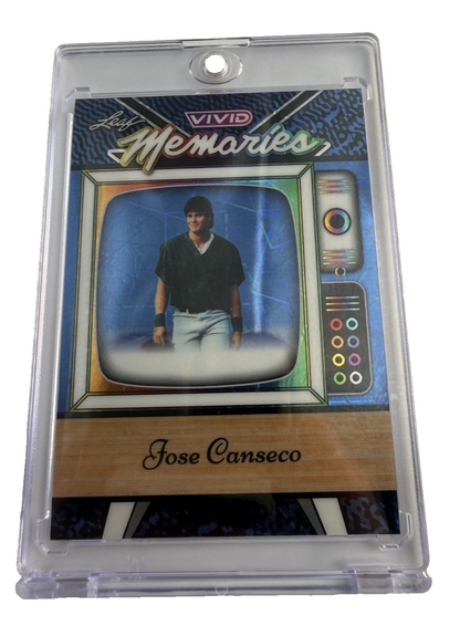 Leaf Vivid Memories Jose Canseco 1/1 #VB-23  2025 Leaf