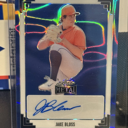 Leaf 2025 Jake Bloss Toronto Blue Jays #8 Prospect Card #91A-JB3 Auto 1/15