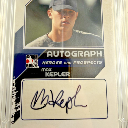Max Kepler Autographs #A-MK2 2011 Heroes and Prospects