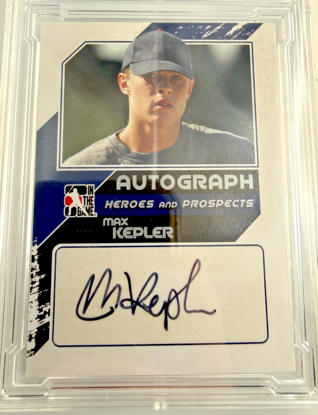 Max Kepler Autographs #A-MK2 2011 Heroes and Prospects