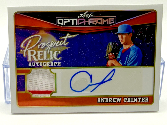 2025 Leaf Prospect Relic Andrew Painter Optichrome Jersey/ Auto #PR-AP1 - 4/4