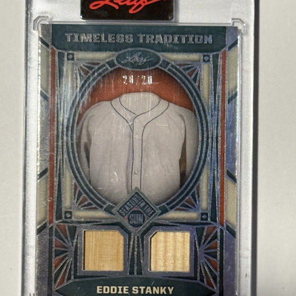 2026 Leaf Eddie Stanky Timeless Traditions game used memorabilia #TT-5 20/20