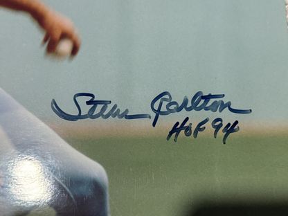 Steve Carlton Signed 16x20 inscription "HOF 94" Phillies COA Mill Creek Sports