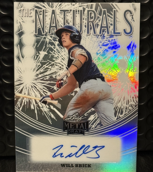Leaf 2026 Will Brick Toronto blue jays Draft Pick #131 TN-WB1 Auto