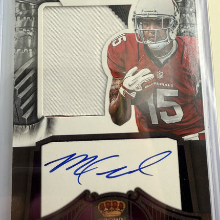 Panini Michael Floyd Crown Royal Auto-Jersey Card 06/25 Arizonia Cardinals #272