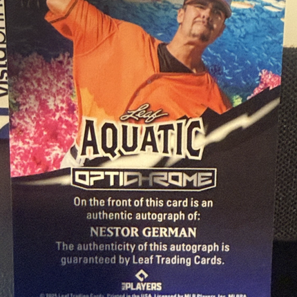 2025 Leaf Nestor German Baltimore Orioles #11 Prospect Card # AA-NG1 Auto 1/1