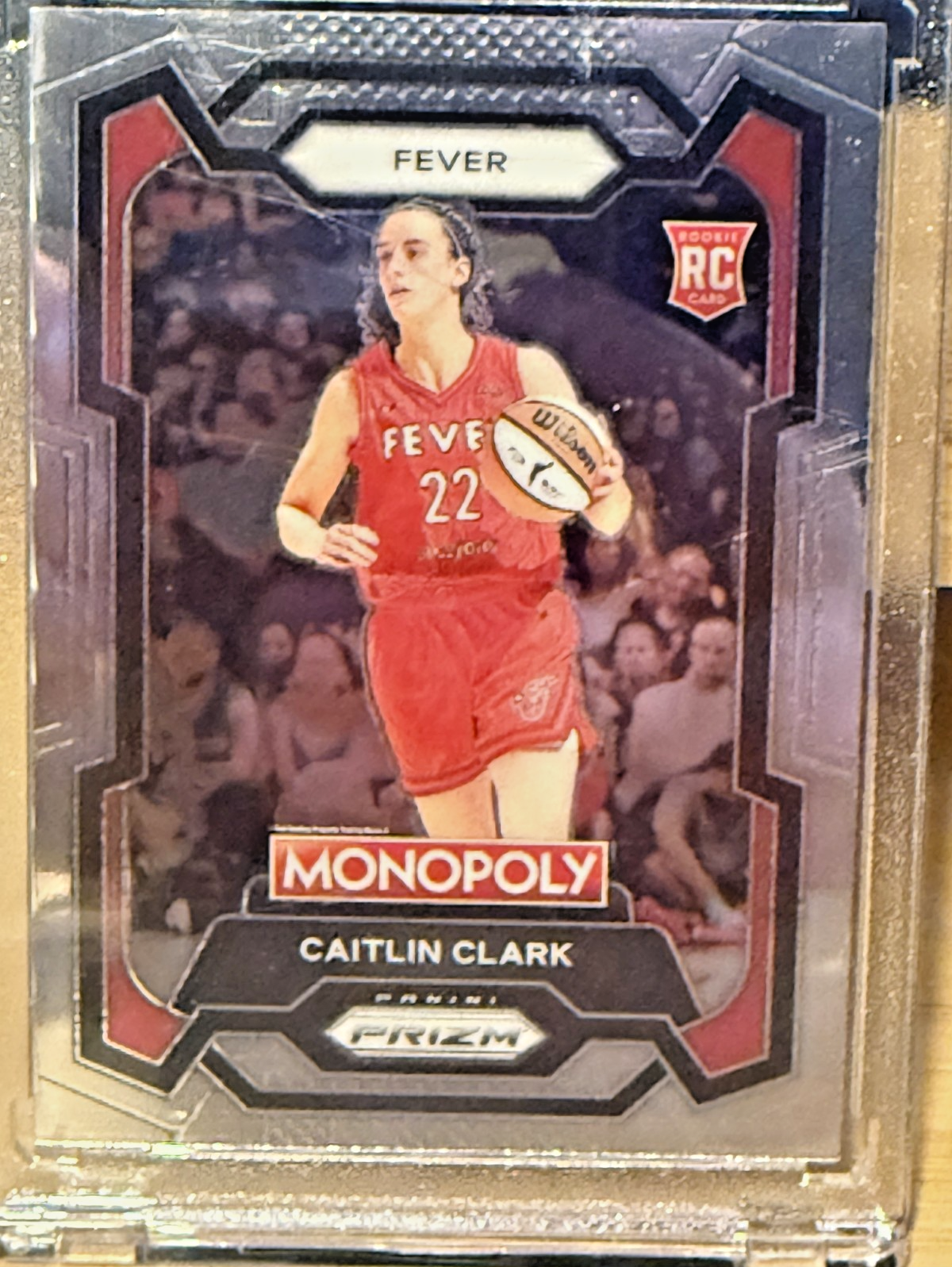 2024 Panini Prizm Caitlin Clark Indiana Fever Monopoly Rookie Card #65