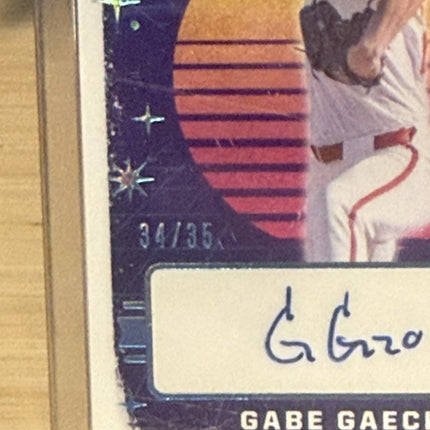 2026 Leaf Gabe Gaeckle MLB #73 Pick Oakland A's Draft Gems #DG-GG1 Auto 34/35