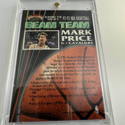 1992-93 Topps Stadium Club - Beam Team Mark Price #13 Members Only
