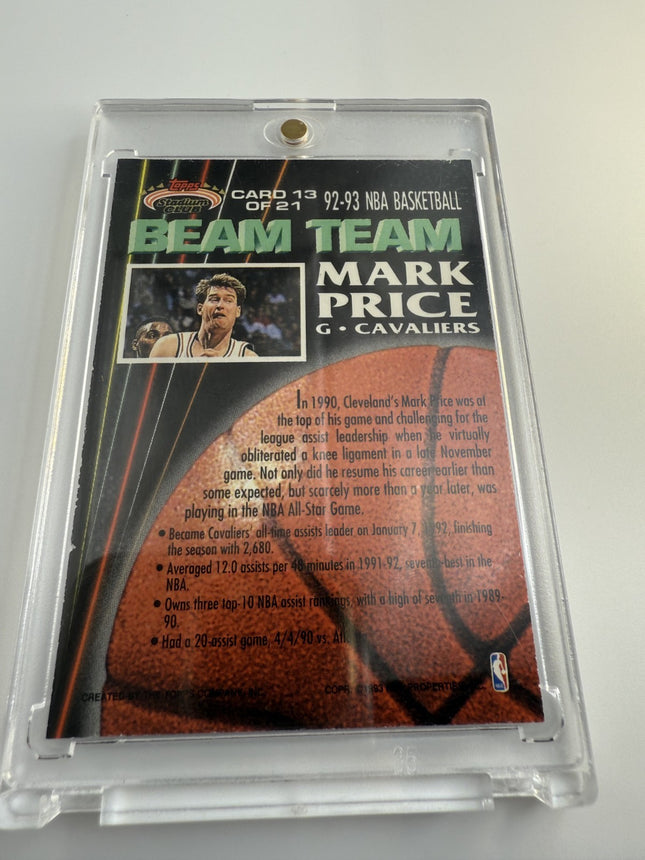 1992-93 Topps Stadium Club - Beam Team Mark Price #13 Members Only