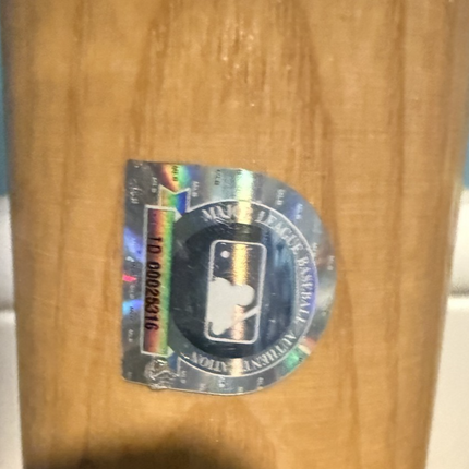 Joe Mauer Signed Baseball Bat with MLB COA Minnesota Twins