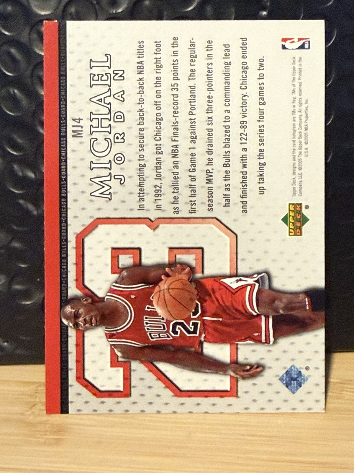 2005-06 Upper Deck Micael Jordan Chicago Bulls #MJ4