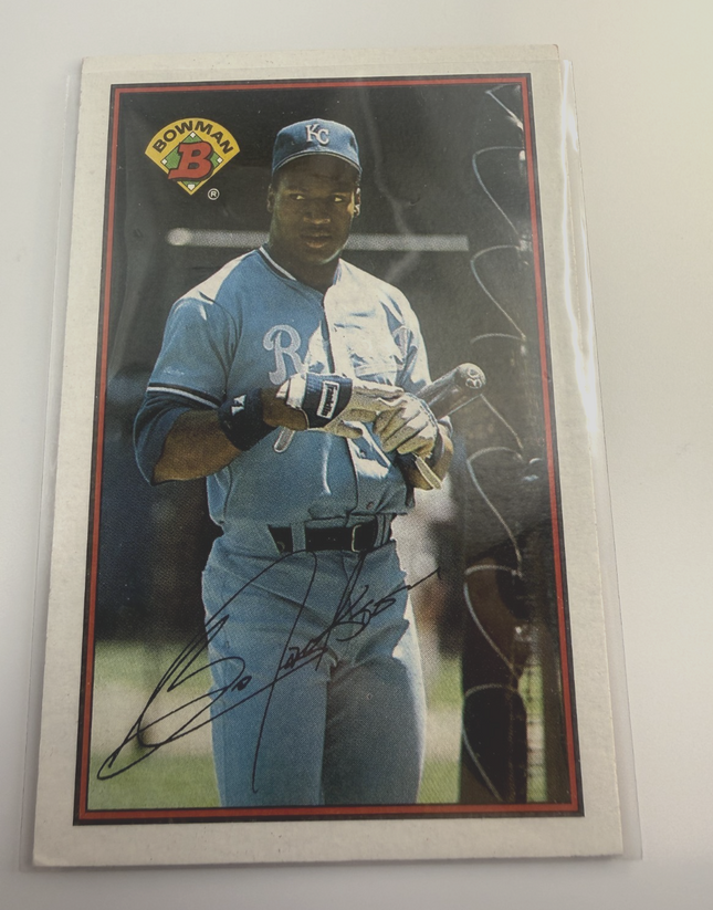 Bowman 1989 Bo Jackson #126 Kansas City Royals