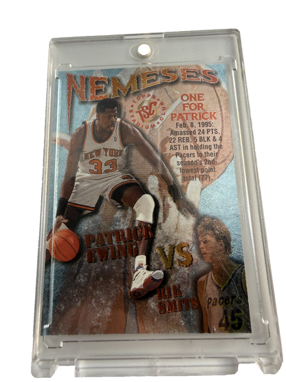 PATRICK EWING VS RIK SMITS NEMESES 1995 TOPPS STADIUM CLUB  #N2
