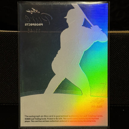 Leaf 226 Alex Hernandez Athletics Card#PP-AH1 Auto 11/45