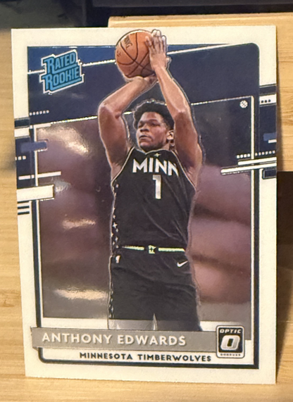 20-21 Panini Rated Rookie Anthony Edwards Minnesota Timberwolves #151