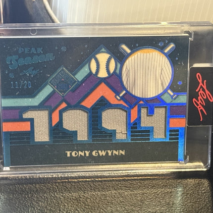 2026 Leaf Tony Gwynn Game warn memorabilia Card#PS-23 11/20