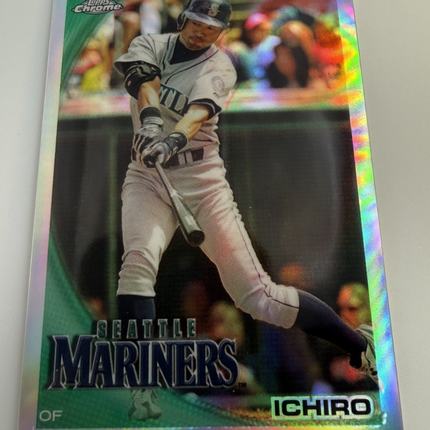 CHIRO SUZUKI 2010 TOPPS CHROME CARD #38 - MARINERS - HOF