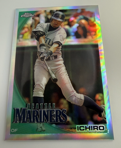 CHIRO SUZUKI 2010 TOPPS CHROME CARD #38 - MARINERS - HOF