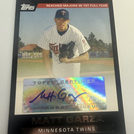 2006 Topps Highlights Matt Garza Autograph #HAMG - Twins SN 6507174