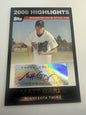 2006 Topps Highlights Matt Garza Autograph #HAMG - Twins SN 6507174