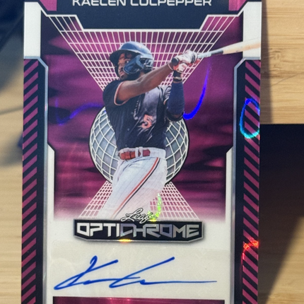 2025 Leaf Kaelen Culpepper Minnesota Twins #BA-KC1 Auto 8/8