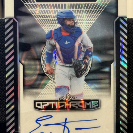 2025 Leaf Eduardo Tait Minnesota Twins MLB #37 prospect Card #BA-ET1 Auto 10/10