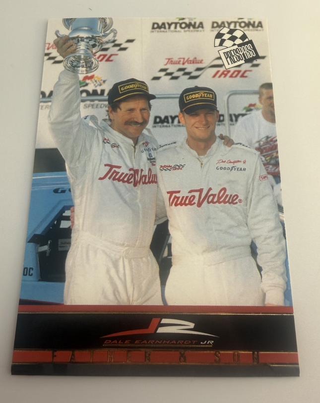 Father and Son Dale Earnhardt Sr and Jr. Press Pass 2004 #D13
