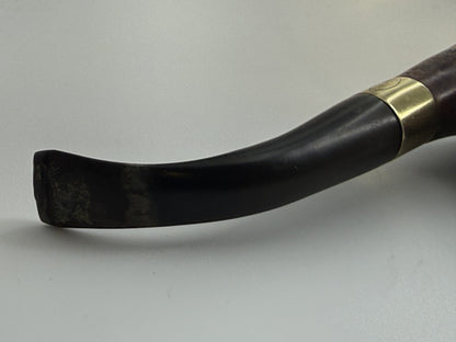Smoking Tabacco Pipe Made from Comoys- Comoys Coronet Brown Pipe Black handle