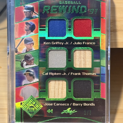Leaf 2026 Baseball Rewind Griffy Jr Franco Ripkin Jr Thomas Canseco Bonds Ryan
