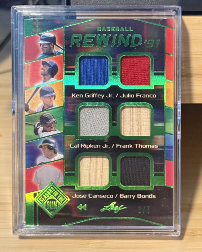 Leaf 2026 Baseball Rewind Griffy Jr Franco Ripkin Jr Thomas Canseco Bonds Ryan