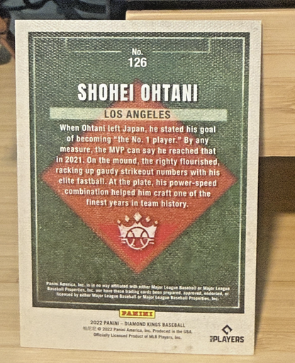 2022 Panini Shohei Ohtani Diamond Kings LA Angels #126