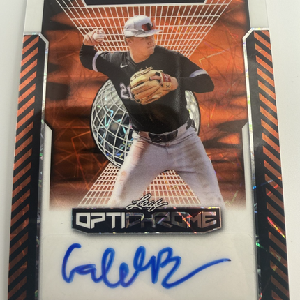 2025 Leaf Caleb Bonemer Optichrome MLB 15 Prospect # BA-CB2 Auto 4/4