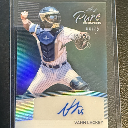 2026 Leaf Vahn Lackey MLB Draft Pick #3 Minnesota Twins PP-VL1 Auto 44/75