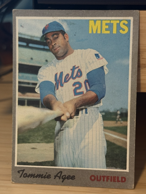 1970 Topps Tommie Agee New York Mets #50