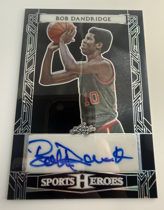 2024 Leaf Sports Hero's Bob DanDridge #BA-BD1 Auto 41/49