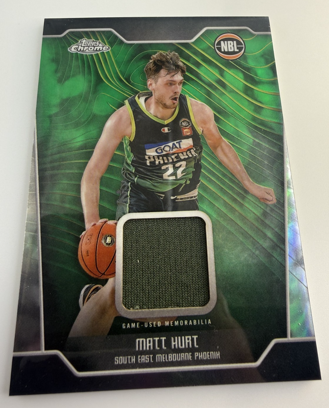 Matt Hurt 2024-25 Topps Chrome NBL - #NR-MH Game Uniform Piece