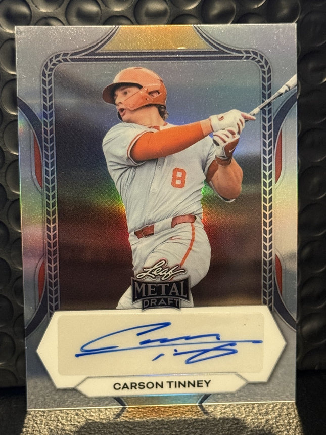 Leaf 2026 Carson Tinney Pick#43 Minnesota Twins Card#BA-CT1 Auto