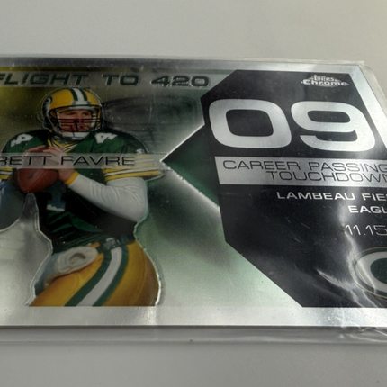 2007 Brett Farve Flight to 420 Topps Chrome #BFC-BF9 Green Bay Packers