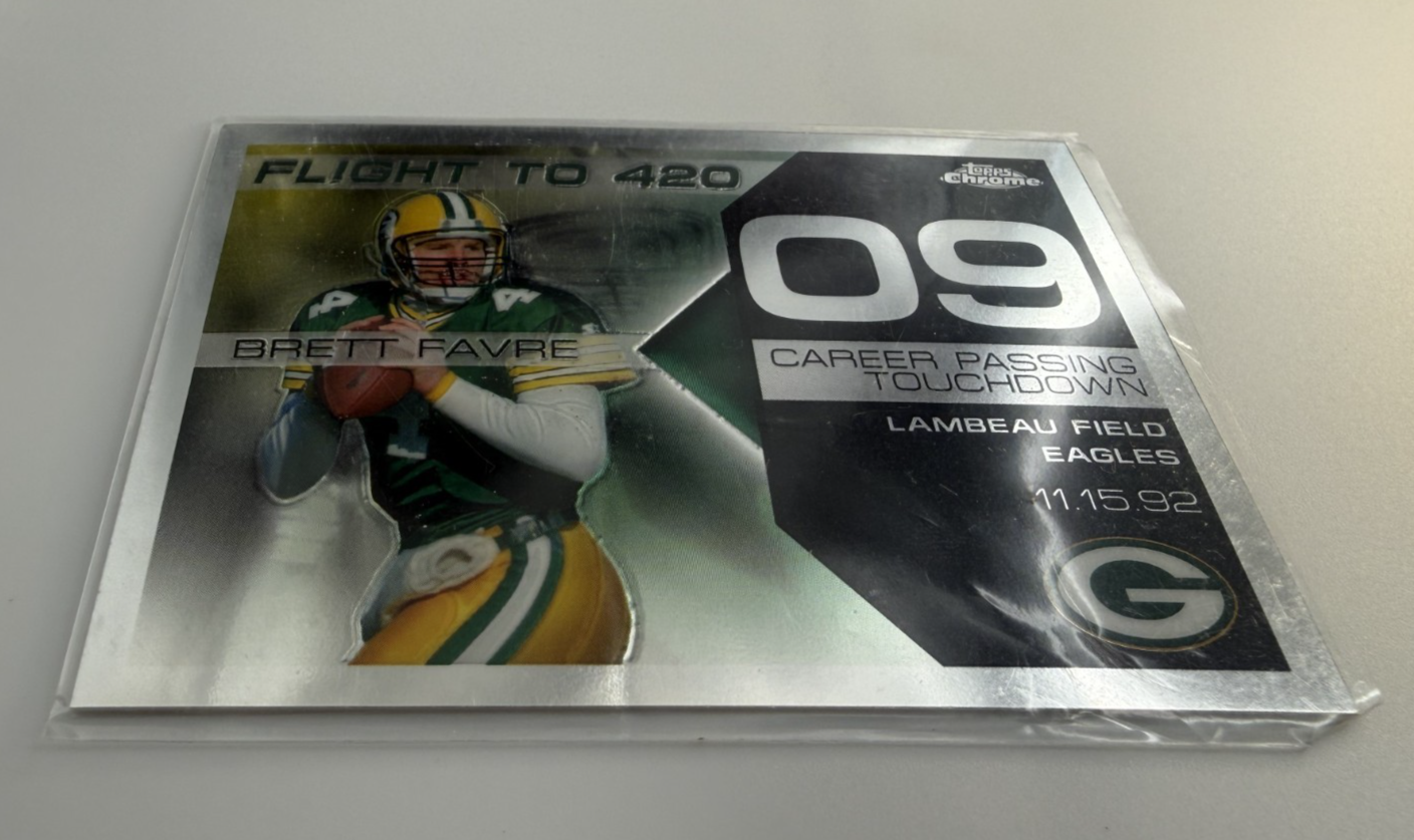 2007 Brett Farve Flight to 420 Topps Chrome #BFC-BF9 Green Bay Packers
