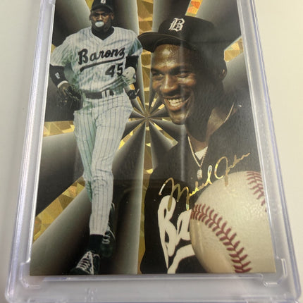 Michael Jordan Barons Baseball #153 94/95 Sports Stars USA