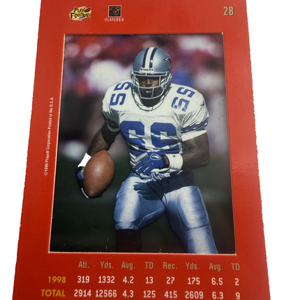 Emmitt Smith Absolute SSB Orange #28 Dallas Cowboys