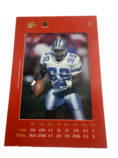 Emmitt Smith Absolute SSB Orange #28 Dallas Cowboys
