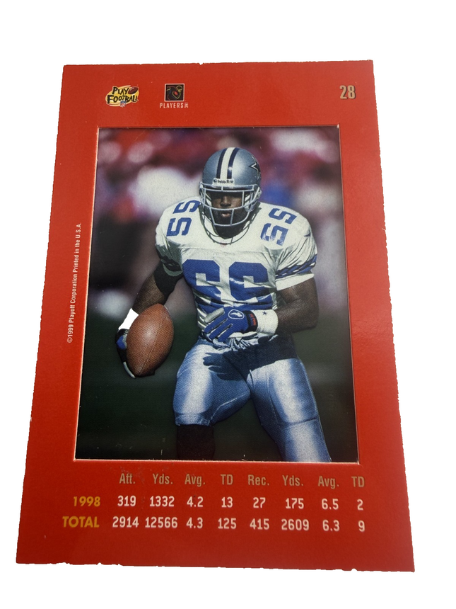 Emmitt Smith Absolute SSB Orange #28 Dallas Cowboys