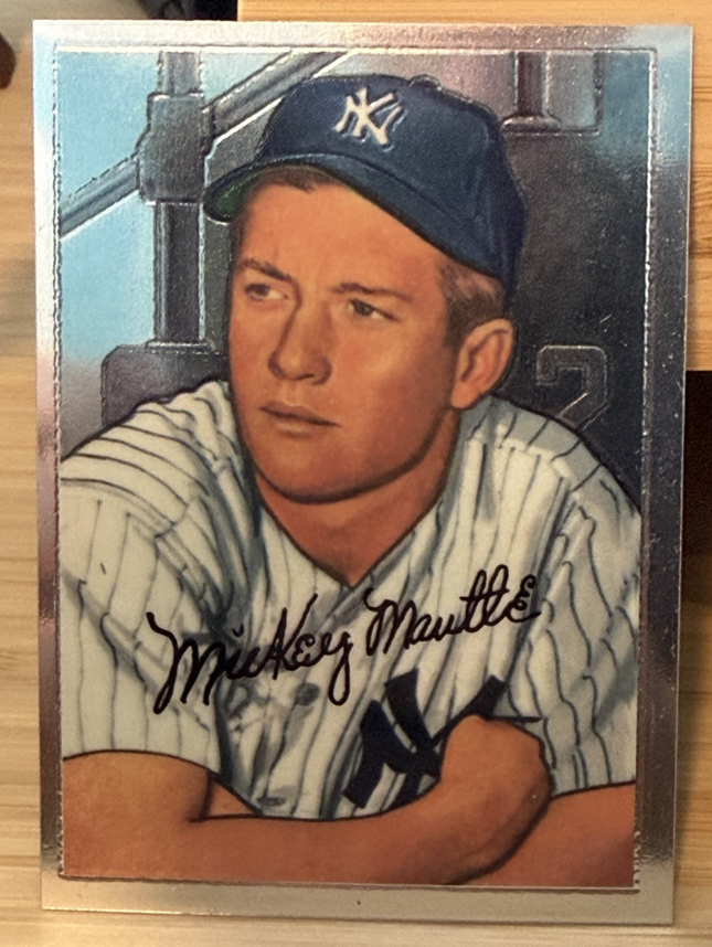 1988 Baseball Magnizine Repli-Cards Mickey Mantle, New York Yankees #101