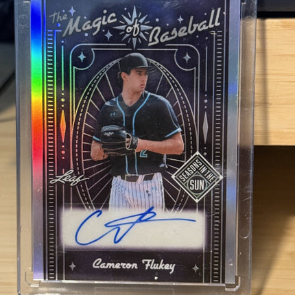 2026 Leaf Cameron Flukey MLB #22 Pick Detroit Tigers #MB-CF1 Auto 2/35