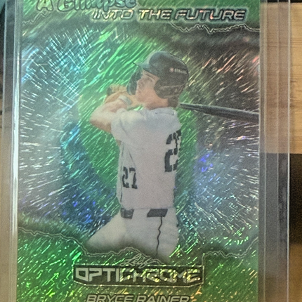 2025 Leaf Glimpse into Feature Bryce Rainer Tiger MLB #42 Prospect  #FB-5 1/1