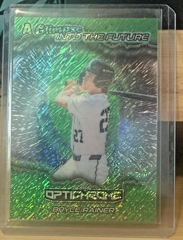 2025 Leaf Glimpse into Feature Bryce Rainer Tiger MLB #42 Prospect  #FB-5 1/1