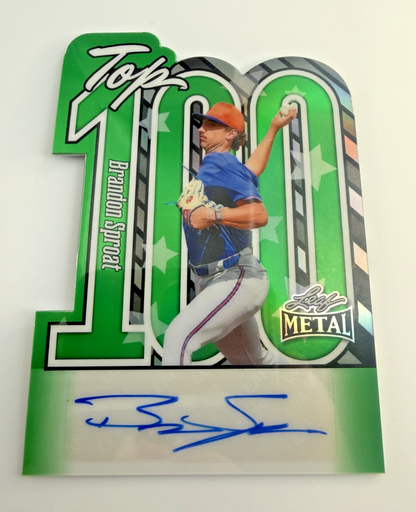2025 Leaf Metal Bradon Sproat Top 100 #T-BS1 6/7